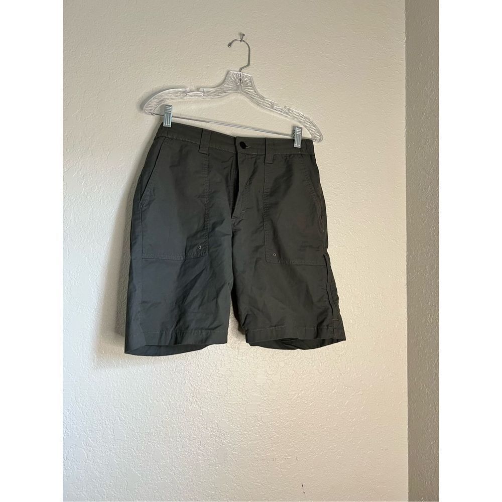 REI Shorts Mens 32 Pockets Button Lightweight Outdoors Cargo‎ Hiking Gray